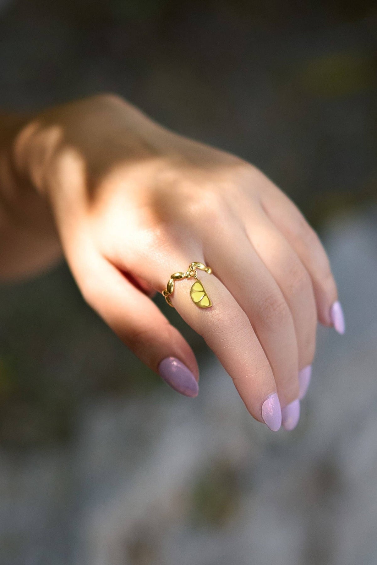 Charm Ring Lemon