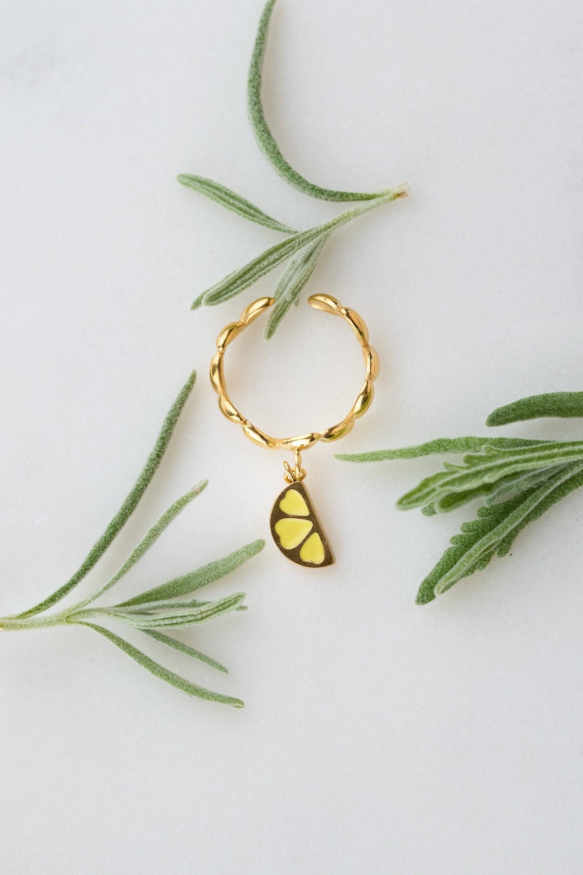 Charm Ring Lemon