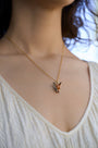 Tiny Deer Head Necklace