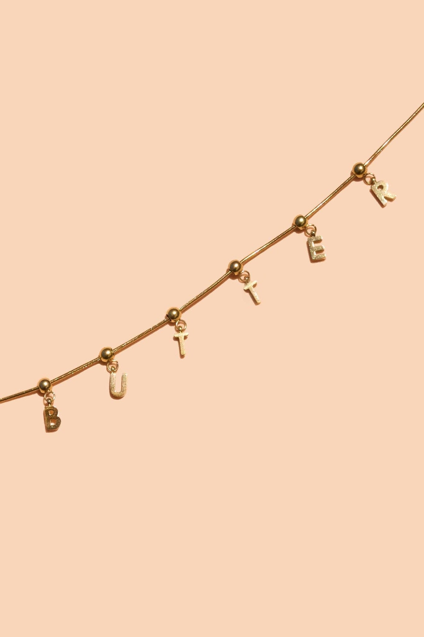 Butter Me Up Charm Necklace