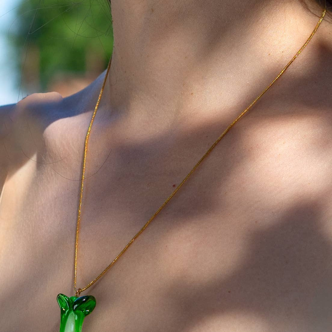 Baby Got Bok! Choy Necklace