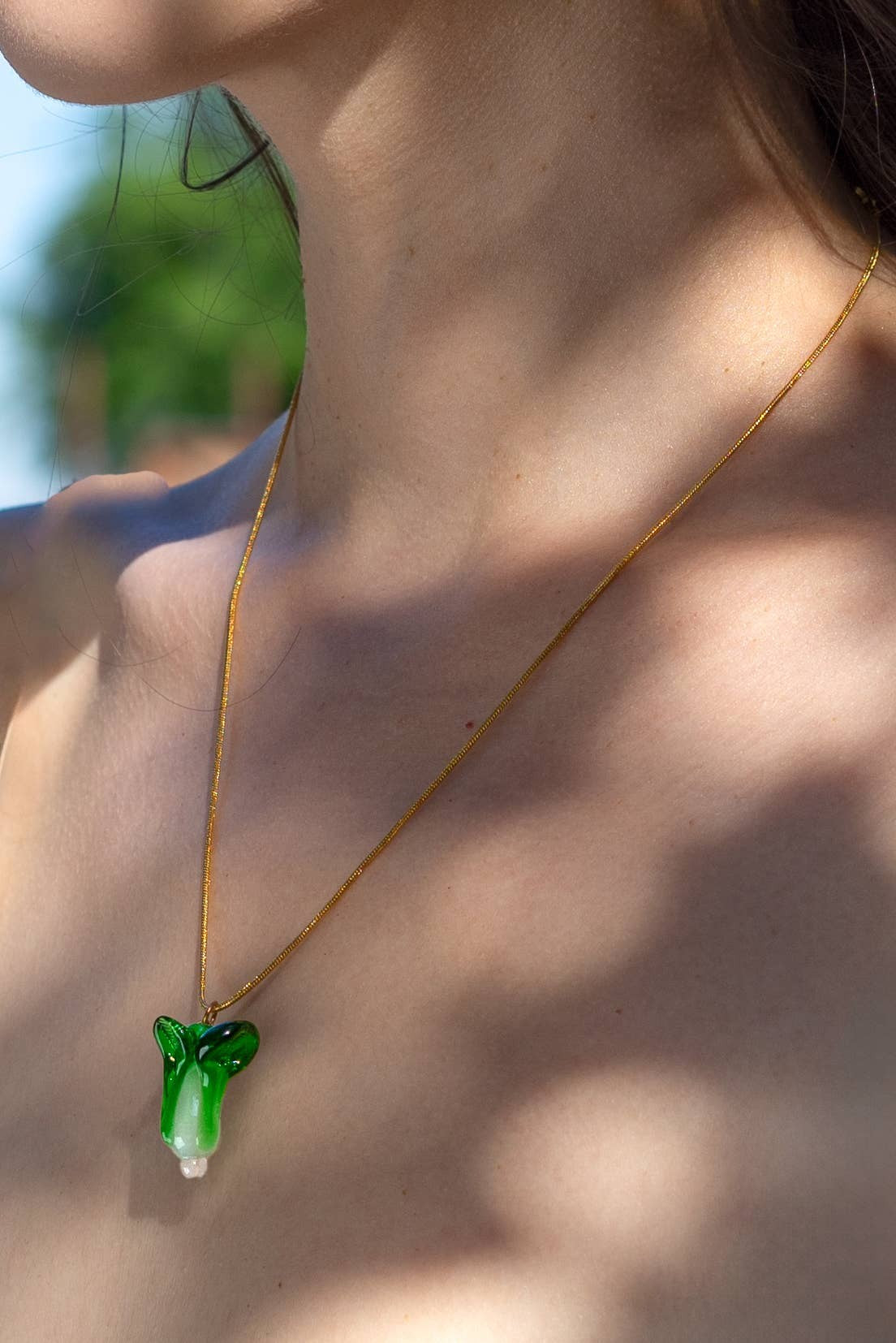 Baby Got Bok! Choy Necklace