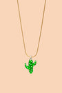 Saguaro Necklace, Handmade Murano Glass