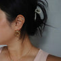 Knot Statement Earrings, 18k gold plated