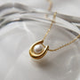 Pearl Pendant Necklace, gold plated