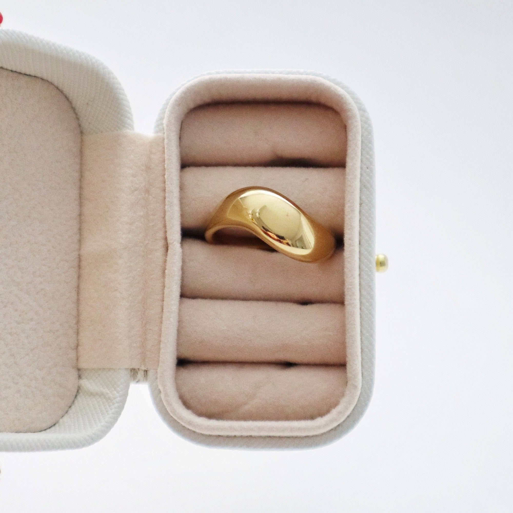 Dome Ring, 18k gold plated