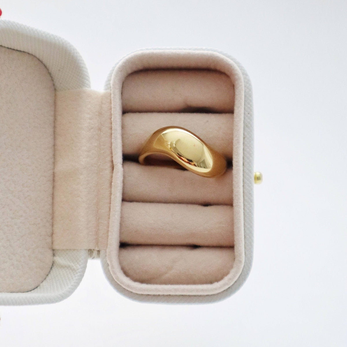 Dome Ring, 18k gold plated