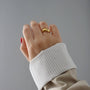 Dome Ring, 18k gold plated