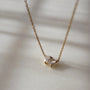 Toi et Moi Necklace, gold plated