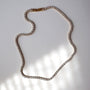 CZ Tennis Necklace, gold plated
