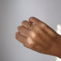 Dainty Twisted Ring, gold plated