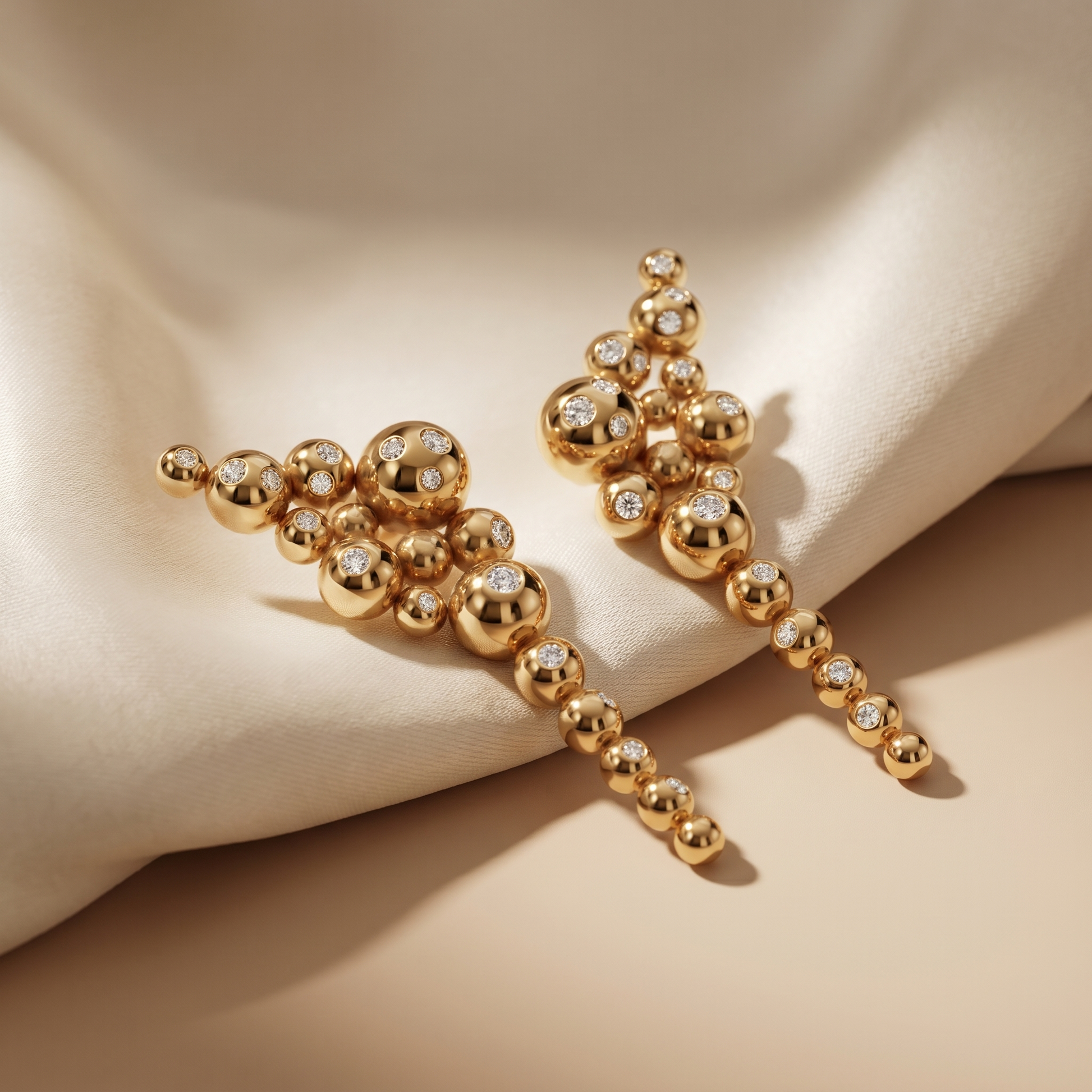 Starry Night Stardust Diamond Earrings