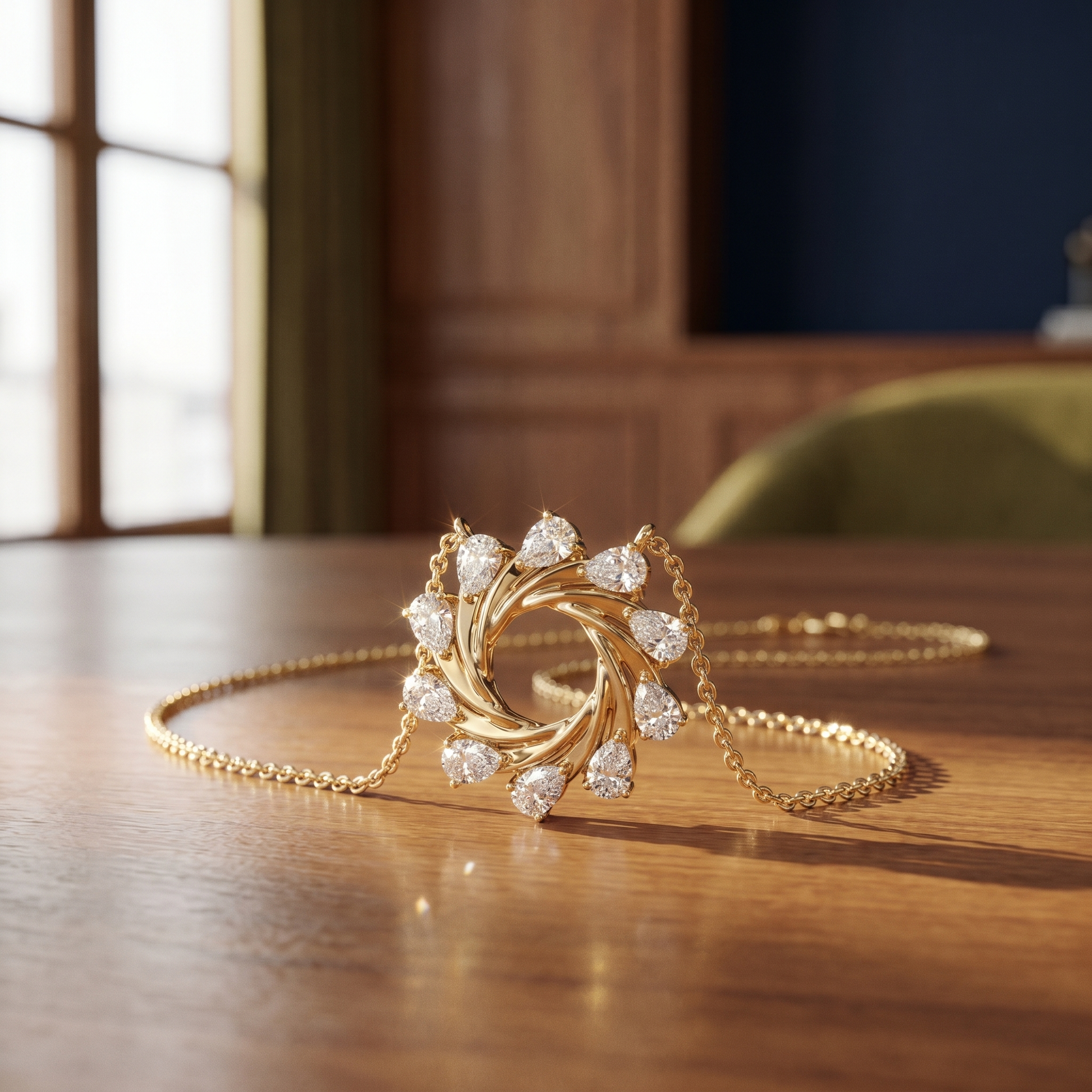 Starlight Portal Diamond Necklace