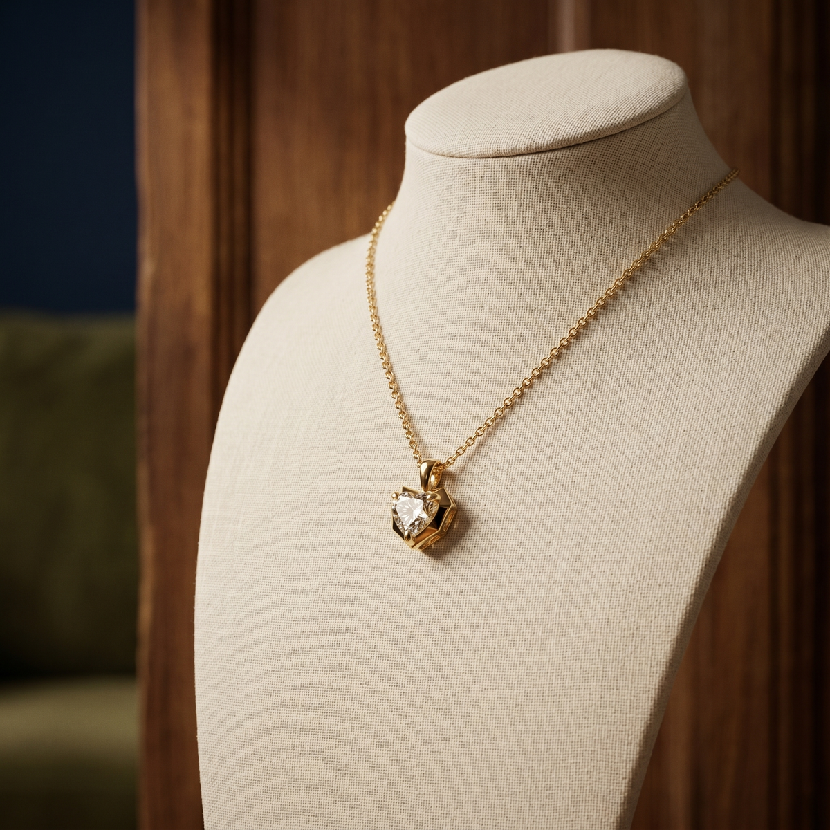Heart Diamond Pendant