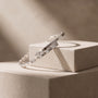 Serpent Wrap CZ Bracelet, 925 sterling silver