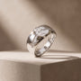 Marquise CZ Dome Ring, 925 sterling silver