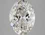3.09ct Oval Lab-Grown Diamond · G VVS1 · IGI