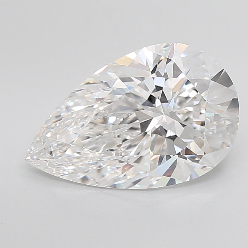6.06ct Pear Lab-Grown Diamond · E IF · IGI