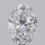 2.07ct Oval Lab-Grown Diamond · D IF · IGI