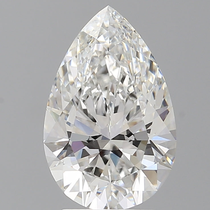 3.08ct Pear Lab-Grown Diamond · F VVS1 · IGI