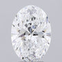 3.07ct Oval Lab-Grown Diamond · D IF · IGI