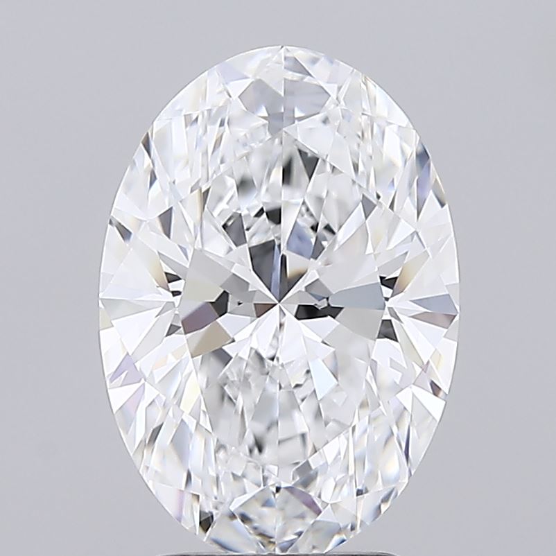 3.07ct Oval Lab-Grown Diamond · D IF · IGI