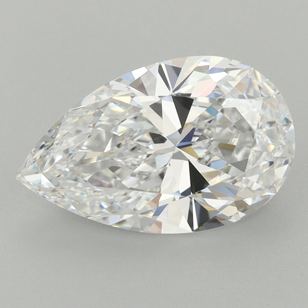 3.08ct Pear Lab-Grown Diamond · D IF · IGI