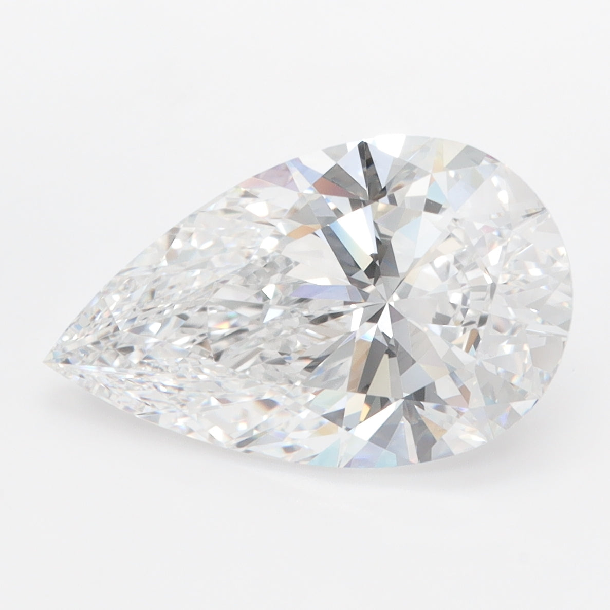 3.04ct Pear Lab-Grown Diamond · D IF · IGI