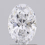0.93ct Oval Lab-Grown Diamond · D IF · IGI