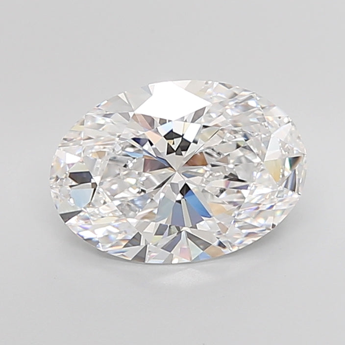 5.33ct Oval Lab-Grown Diamond · D IF · IGI