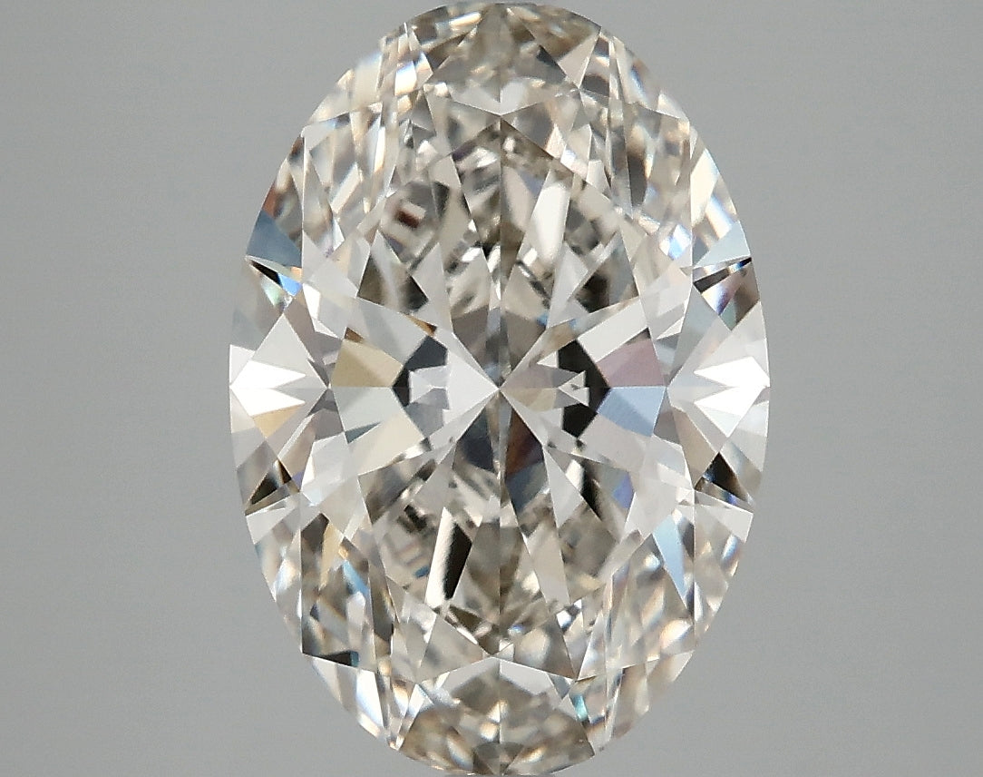 4.10ct Oval Lab-Grown Diamond · H VVS2 · IGI