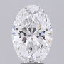 5.09ct Oval Lab-Grown Diamond · D IF · IGI