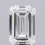 6.04ct Emerald Lab-Grown Diamond · F VVS2 · IGI