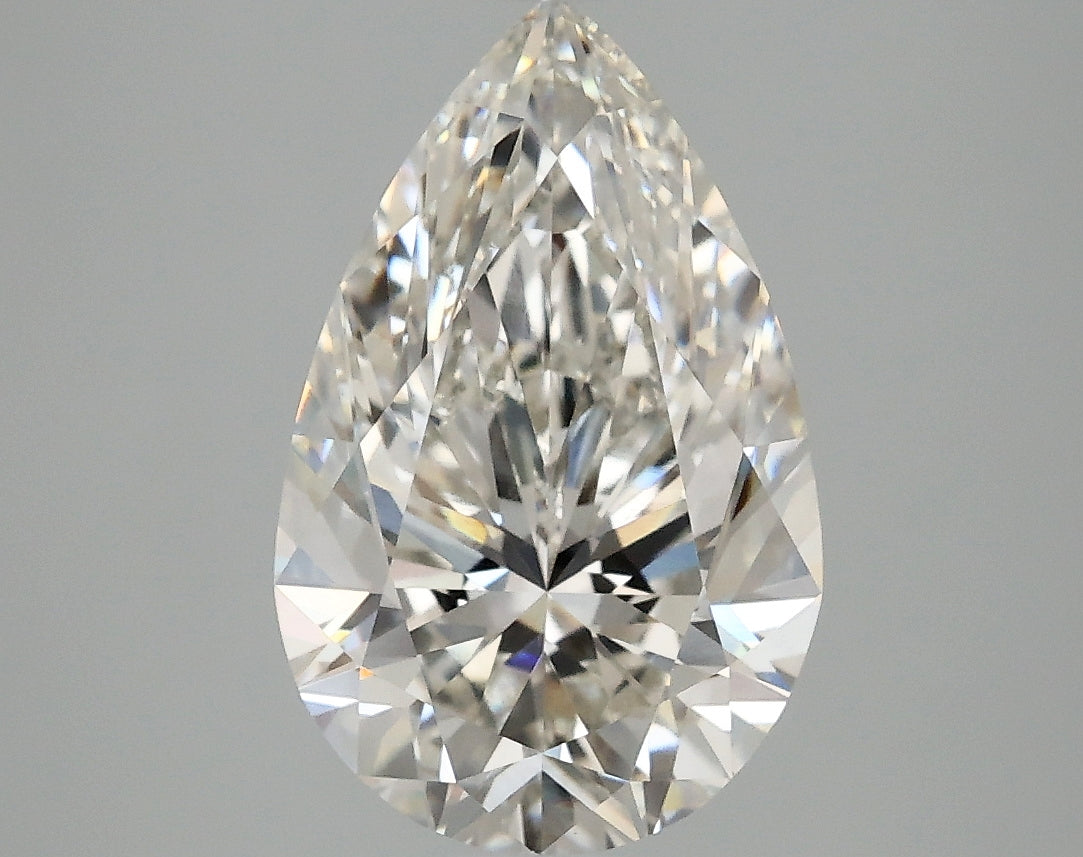 3.06ct Pear Lab-Grown Diamond · H VVS1 · IGI