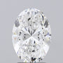3.02ct Oval Lab-Grown Diamond · D VVS2 · IGI