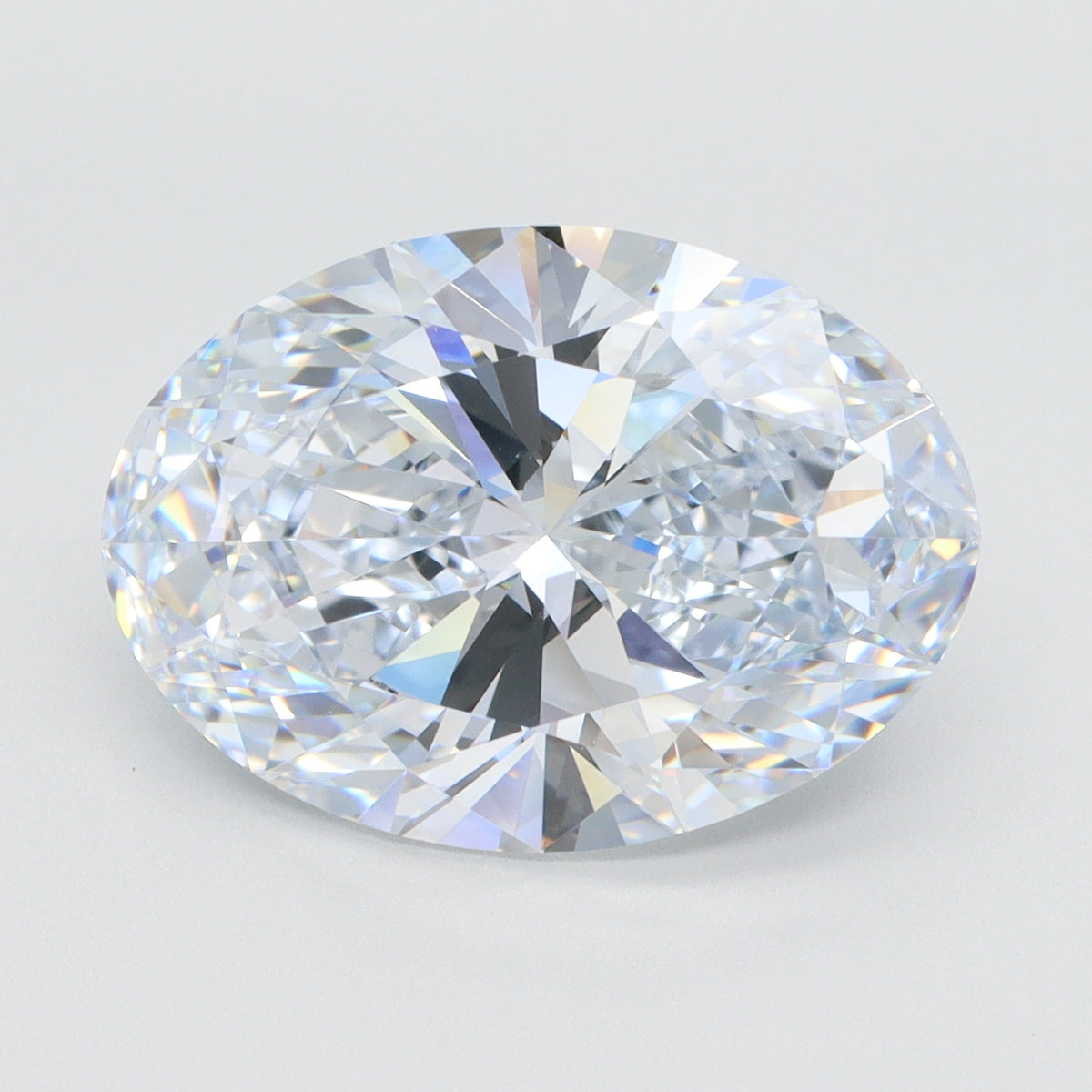 6.68ct Oval Lab-Grown Diamond · H IF · IGI