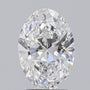 2.07ct Oval Lab-Grown Diamond · D IF · IGI