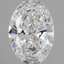 0.92ct Oval Lab-Grown Diamond · D VVS2 · IGI