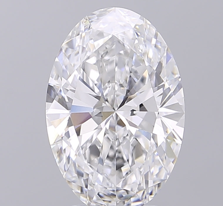 3.00ct Oval Lab-Grown Diamond · D VVS2 · IGI