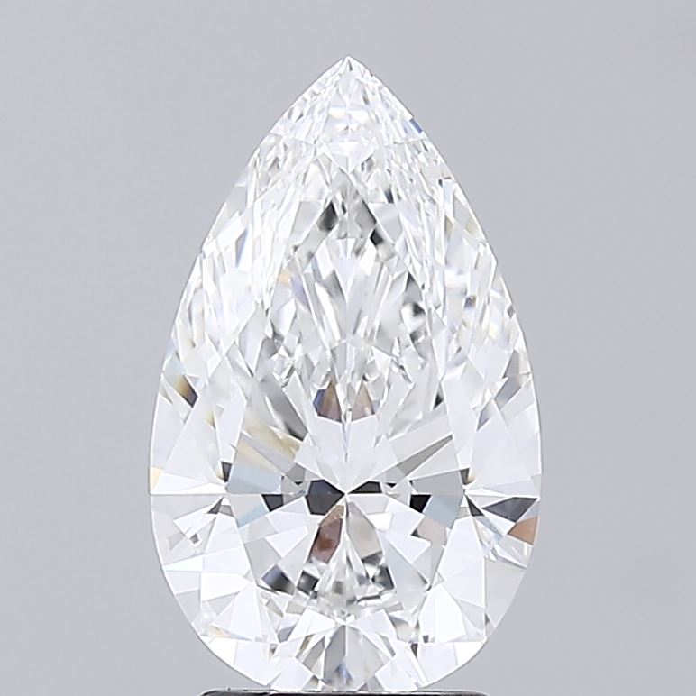 3.03ct Pear Lab-Grown Diamond · D VVS2 · IGI