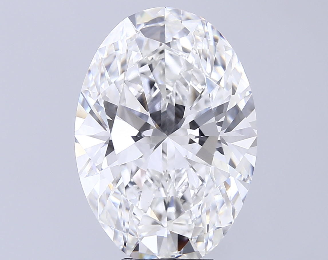 8.07ct Oval Lab-Grown Diamond · E VVS2 · IGI