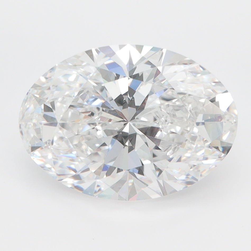 3.00ct Oval Lab-Grown Diamond · D IF · IGI