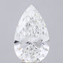 6.07ct Pear Lab-Grown Diamond · E VVS2 · IGI