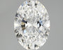 2.18ct Oval Lab-Grown Diamond · D VS2 · IGI