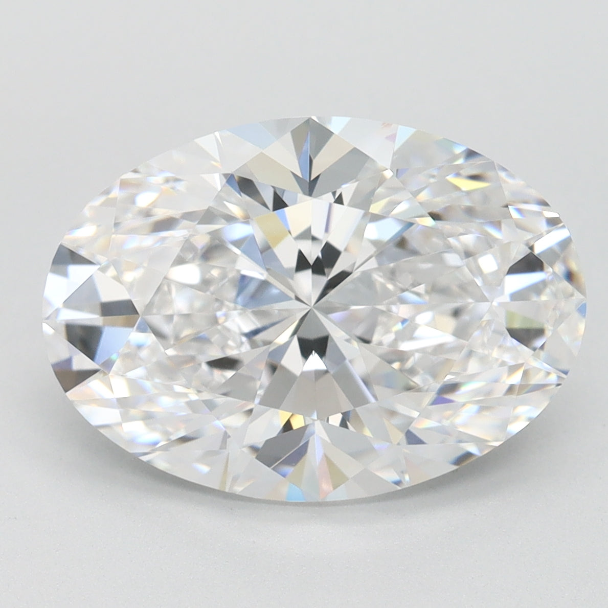 4.09ct Oval Lab-Grown Diamond · D IF · IGI