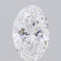 0.52ct Oval Lab-Grown Diamond · D VVS2 · IGI