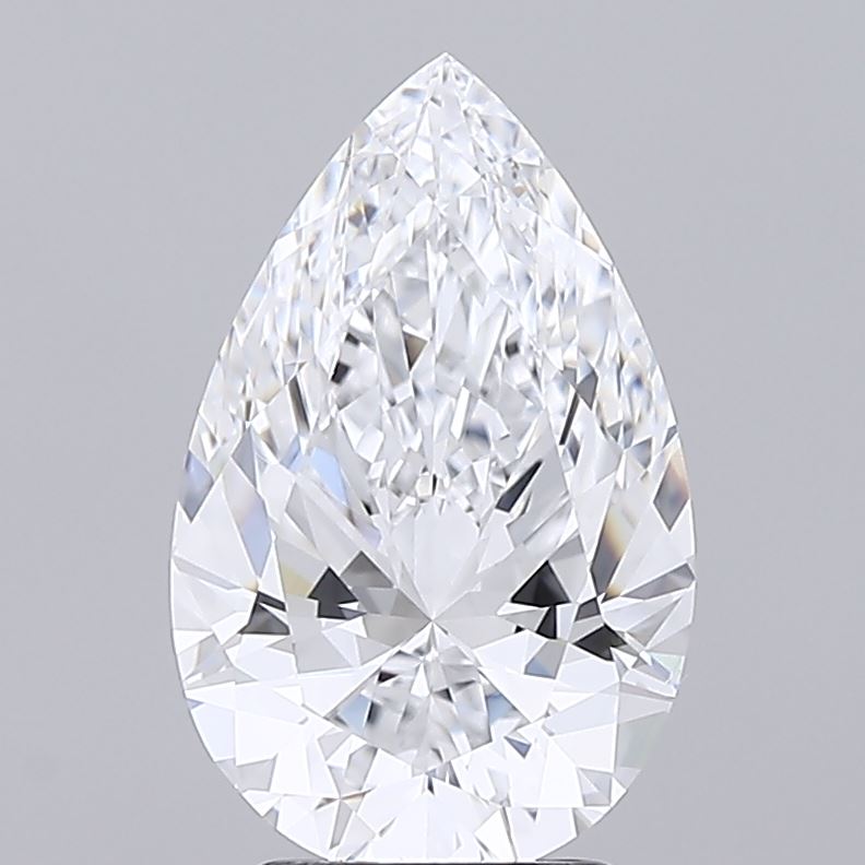 3.03ct Pear Lab-Grown Diamond · D IF · IGI
