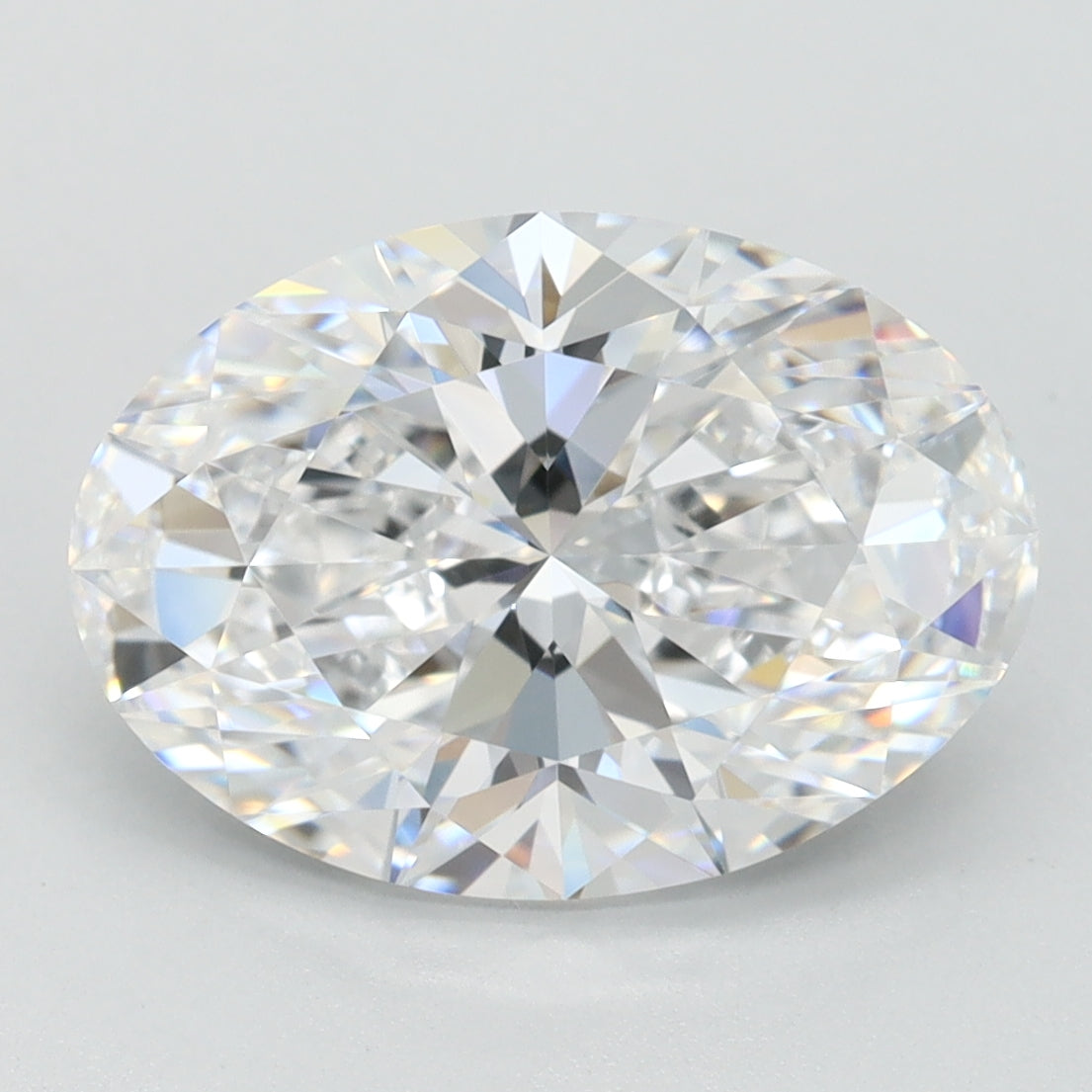3.09ct Oval Lab-Grown Diamond · D IF · IGI
