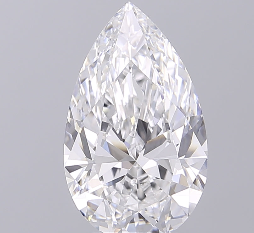 3.08ct Pear Lab-Grown Diamond · D VVS1 · IGI