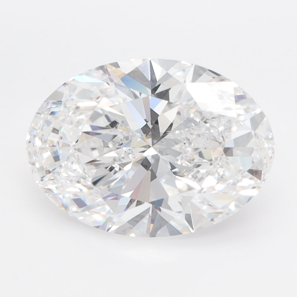 3.00ct Oval Lab-Grown Diamond · D IF · IGI